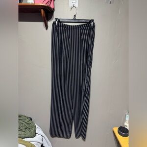 Black and White Striped woman’s Pants